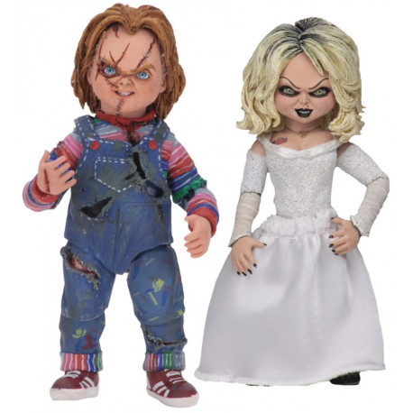 Pack de 2 figurines Chucky & Tiffany 10 cm NECA