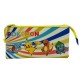 Estojo triplo Pokémon Iris com Pikachu, Charmander, Bulbasaur e Squirtle