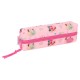 Portatodo rosa de Princesas Disney con cremallera y goma elástica