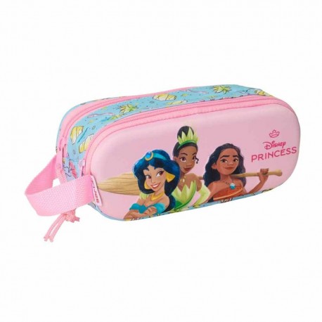 Trousse 3D Princesse Disney double avec deux compartiments