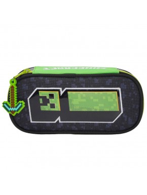 Portatodo Minecraft Creeper con diseño pixelado