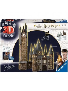 Puzzle 3D Castillo de Hogwarts con luz LED