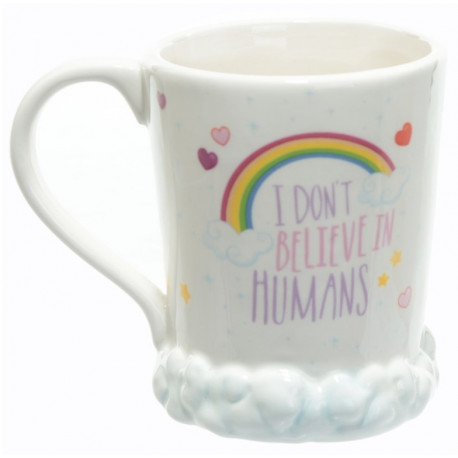 Cup with Clouds and Unicorn Rainbow