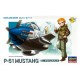 Modelo em escala Egg Plane P-51 Mustang da Hasegawa