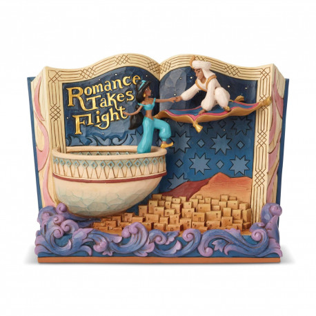 Figure Aladdin Romance Takes Flight Jim Shore Disney