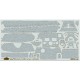 Feuille de décalcomanies Zimmerit pour modèle King Tiger 1/35