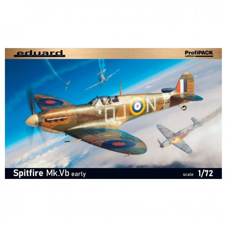 Boîte de maquette Spitfire Mk.Vb à l'échelle 1/72 d'Eduard