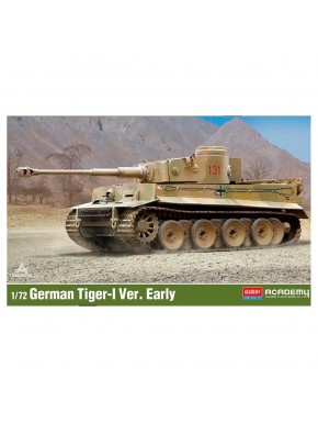Maquette char Tiger-I Allemand Version Précoce 1/72 Academy