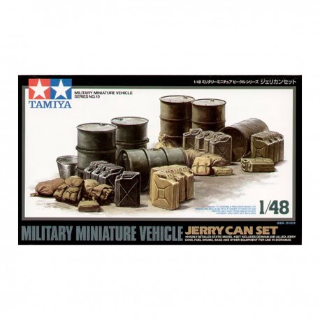 Kit de modélisme Tamiya avec bidons et réservoirs à l'échelle 1/48