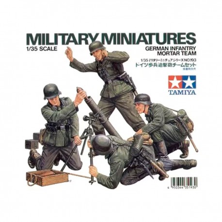 Equipe de morteiro infantaria alemã Tamiya 1/35