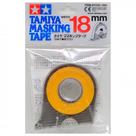 Fita de mascaramento Tamiya 18mm com dispensador