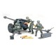 Modelo plástico cañón antitanque alemán 75mm PaK40 Tamiya