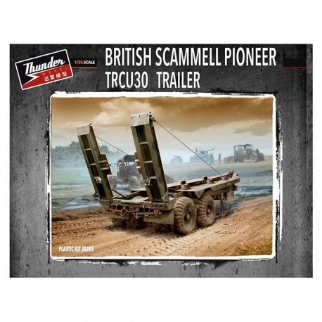 Maqueta a escala del remolque TRCU30 de Scammell Pioneer