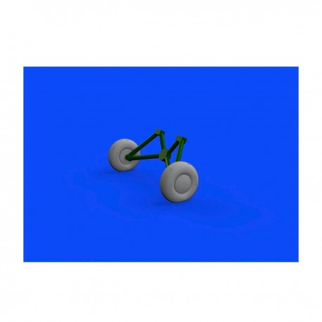 Roues Brassin 1/32 pour DH.82A Tiger Moth d'Eduard