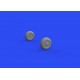 Roues Brassin 1/32 pour DH.82A Tiger Moth d'Eduard