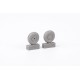 Roues Brassin 1/32 pour DH.82A Tiger Moth d'Eduard