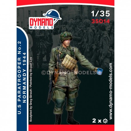 Figura paracaidista estadounidense Normandía 1944 escala 1/35