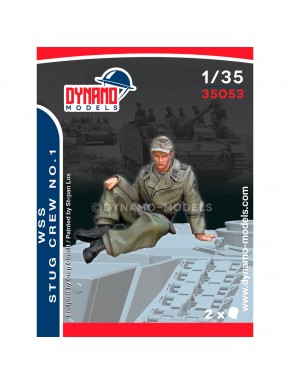 Figurine résine équipage Stug Waffen-SS 1/35