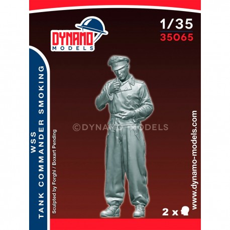 Figurine 1/35 commandant Panther fumant Dynamo Models