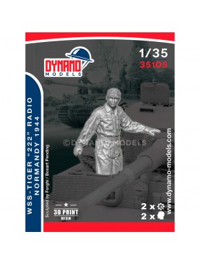 Figure d'opérateur radio Tiger 222 Normandie 1944 échelle 1/35