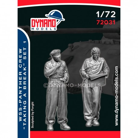 Figurines 1/72 WSS Équipage Panther par Dynamo Models