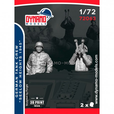 Set d'équipage de char allemand à l'échelle 1/72