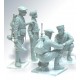 Figuras de partisanos soviéticos de la Segunda Guerra Mundial a escala 1:35