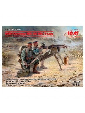 Kit de modélisme de mitrailleurs allemands WWI avec MG08