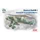 Maqueta avión Heinkel He 51B-1 caza biplano escala 1:72