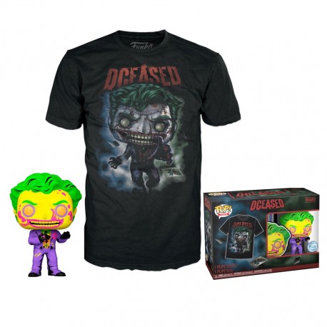 Set Funko POP y camiseta DC Comics Joker
