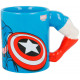 Taza 3D Capitan América Marvel