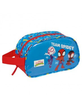 Neceser azul Spidey Marvel adaptable con asa lateral