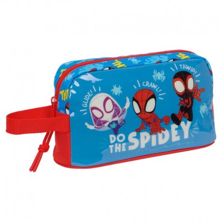 Bolsa de lanche azul e vermelha Spidey Marvel