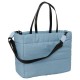 Sac Huntrix bleu avec design Kpop et compartiment ordinateur