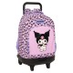 Trolley extraíble Kuromi Hello Kitty morado de Safta