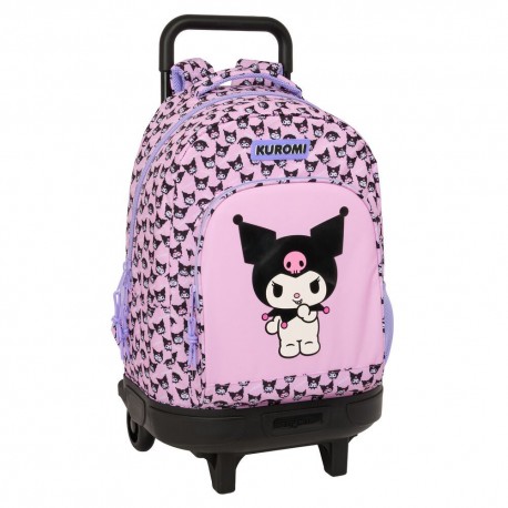 Trolley extraíble Kuromi Hello Kitty morado de Safta