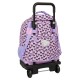 Trolley extraíble Kuromi Hello Kitty morado de Safta