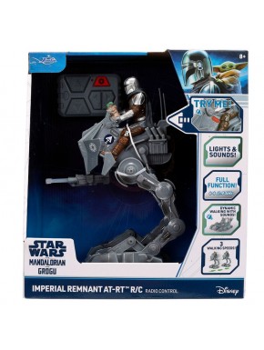 Vehículo AT-RT Walker Star Wars de radio control con figura del Mandaloriano