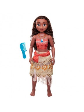 Boneca Vaiana de Moana Disney com pente azul