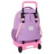 Trolley violet et rose avec imprimé K-pop