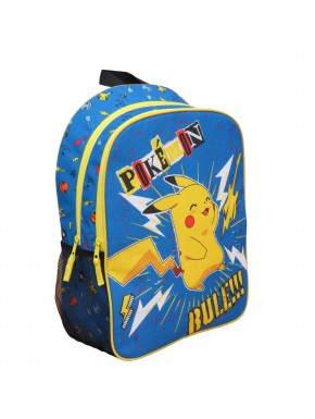 Mochila azul de Pikachu Pokémon 41cm