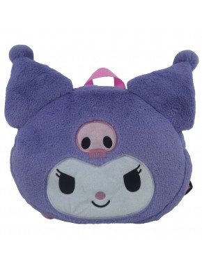 Mochila peluche Kuromi Hello Kitty violeta