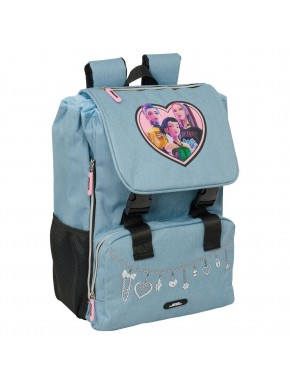 Mochila azul Kpop Demon Hunters Safta