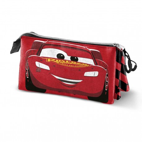 Estojo triplo vermelho Disney Cars 3