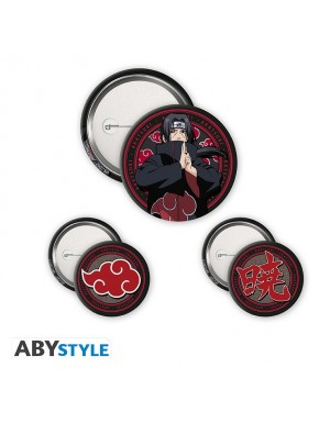 Pack de badges Itachi et Akatsuki de Naruto Shippuden