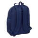 Mochila azul F.C. Barcelona con escudo y detalles naranjas