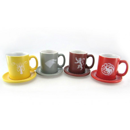 Set 4 mini mugs Game of Thrones