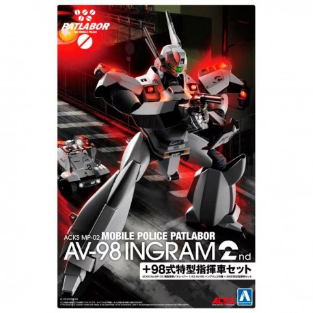 Figura de Mobile Police Patlabor AV-98 Ingram 2nd escala 1/43