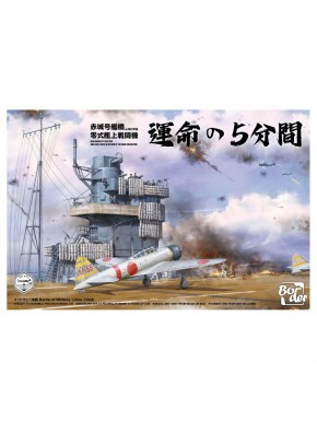 Kit de puente Akagi con caza Zero A6M2 en escala 1/35