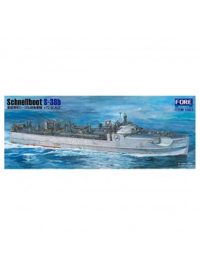 Modelo Schnellboot S-38B da FORE HOBBY em escala 1/72